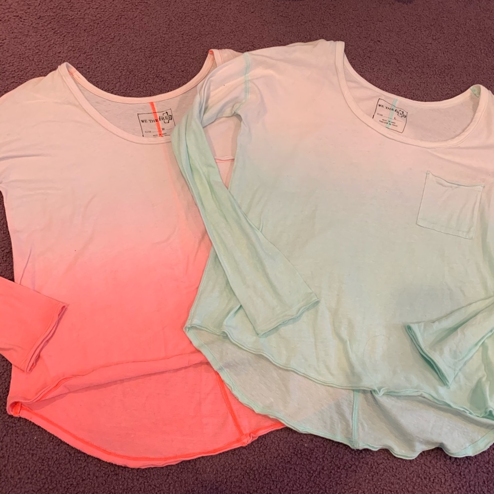 Ombré shirts